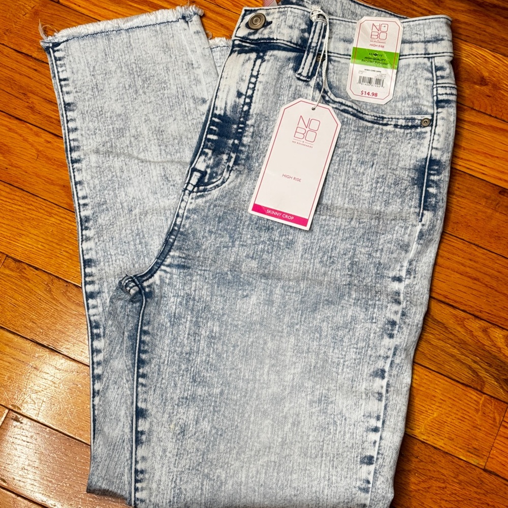 NOBO Gray High Rise Jeans Modern Style